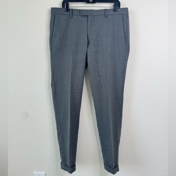 Briglia 1949 Slim Fit Virgin Wool Men’s PantsCuffed Hem 36x32 Old Money Preppy